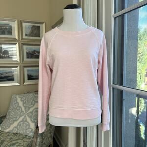 J.Crew Pink Vintage Wash 100% Cotton Pullover Size XXS Made in USA